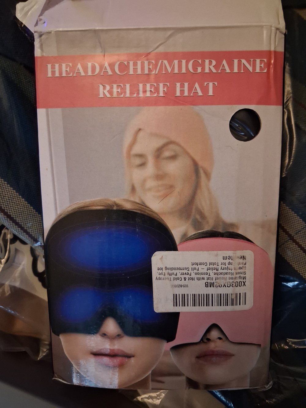 Headache & Migraine Relief Hat -
